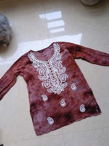 Brown Short Kurti