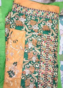 mustard yellow saree