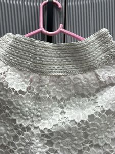 Cute White Lace Shorts