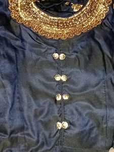 Gown For Wedding With Pant And Dupatta