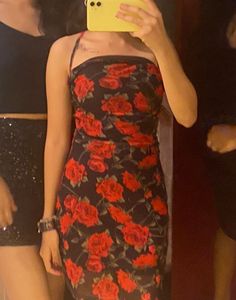 Floral Bodycon Mini Dress Size Small