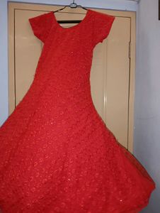 Red A Line Kurti ♥️