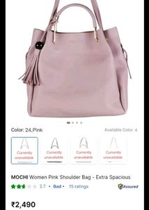 MOCHI Women Pink Shoulder Bag 💓