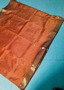 Orange Colour Pure Kanchi Pattu Saree