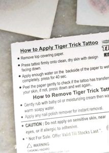 Tiger Trick Tattoo
