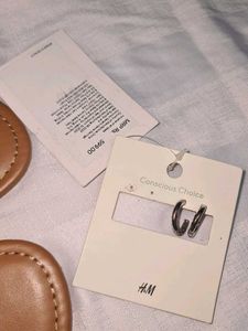 Combo-Coral Beaded Flip Flops With H.M Earning