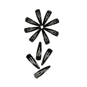 Black Hair Clips - 12 PCS Set
