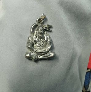 Lord hanuman Silver Pendant