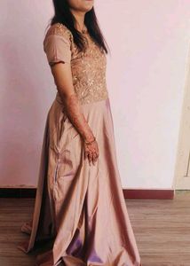 Elegant Embroidered Party Dress