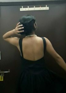 mini corset dress with V down waist