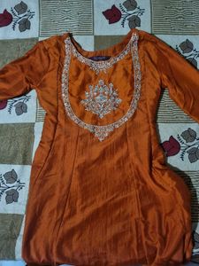 Embroidery Falred Kurta Suit Set