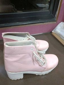 Pink Heel Boots