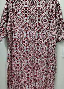BRAND NEW XXL Red Cotton Kurta