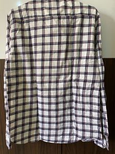 White Checked Shirt