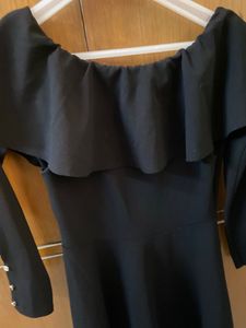 Black Off Shoulder Dress