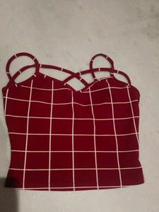 Mini Skirt With Crop Top