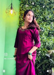 Never used Elegant Purple Kurta M to XXL