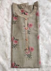 Rose Print Kurta