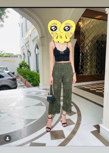 ZARA Black Crop Top