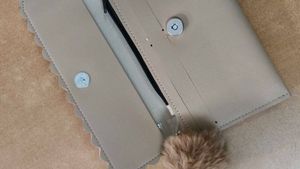 Khaki Small Elegant Clutch – Stylish &amp; Perfect for