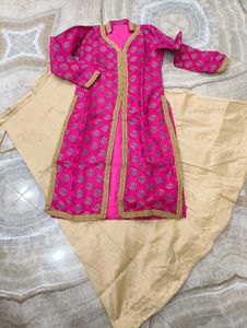 Banarasi Open Kurti With Lehnga