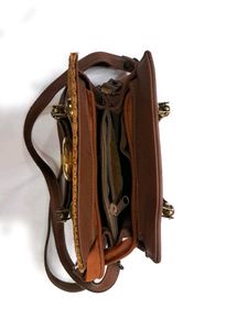 🟢 Handbag Brown Color