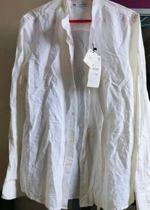 Zara White Formal Shirt