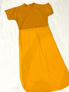 Yellow kurta style Top