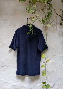 Burberry Navy Polo Shirt