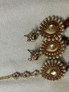 Gold-Tone Indian Jewelry Set