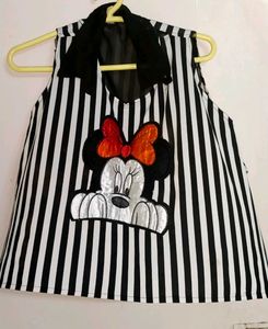 Minnie Mouse Striped Top