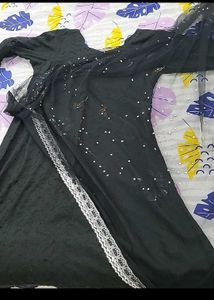 Elegant Black Ethnic Gown