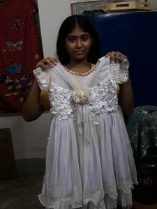 A Beautiful White dress.
