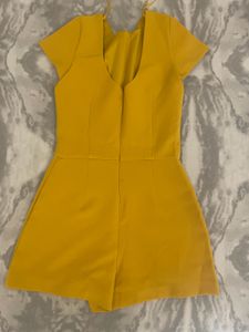Zara Tan Colored Playsuit