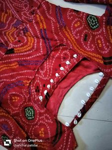 Bandhani Print Kurta Plazo