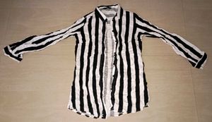 Striped Button-Down Shirt