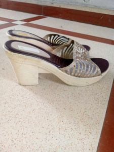 Embellished Wedge Heel Sandals