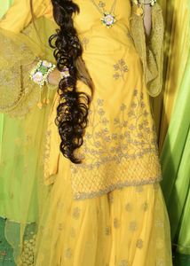 Woman Pakistani Sarara Kurti Dress