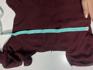 Beautiful Maroon Flared One Piece Dress