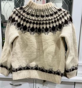 Vintage Nordic Pattern Sweater