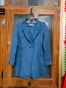 Stylish Blue Women's Blazer