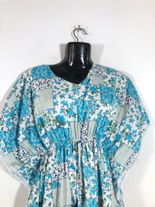 Multi Colour Printed Kaftan Dress(Women’s)