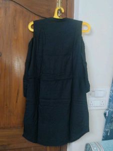 Chic Black Cold Shoulder One Piece