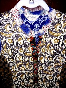 AFSANA 2 In 1 Blue Anarkali Suit