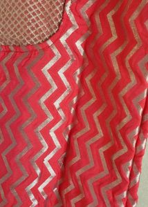 Pink Chevron Button-Down