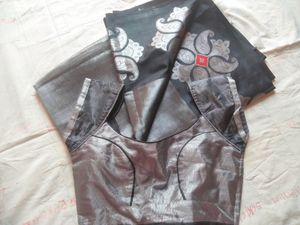 Uppada Tissue Saree With  Designer Blouse