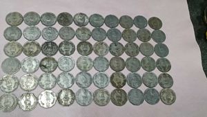 Rare Old 2 Rupee Coins 60 Pcs