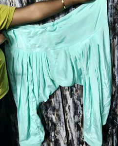 Embroidered Kurta set blue in colour fully stitche