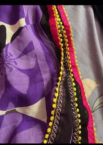 3 Combo Satin Crepe Saree
