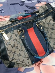 Gucci Vitage GG Canvas  Handle bag